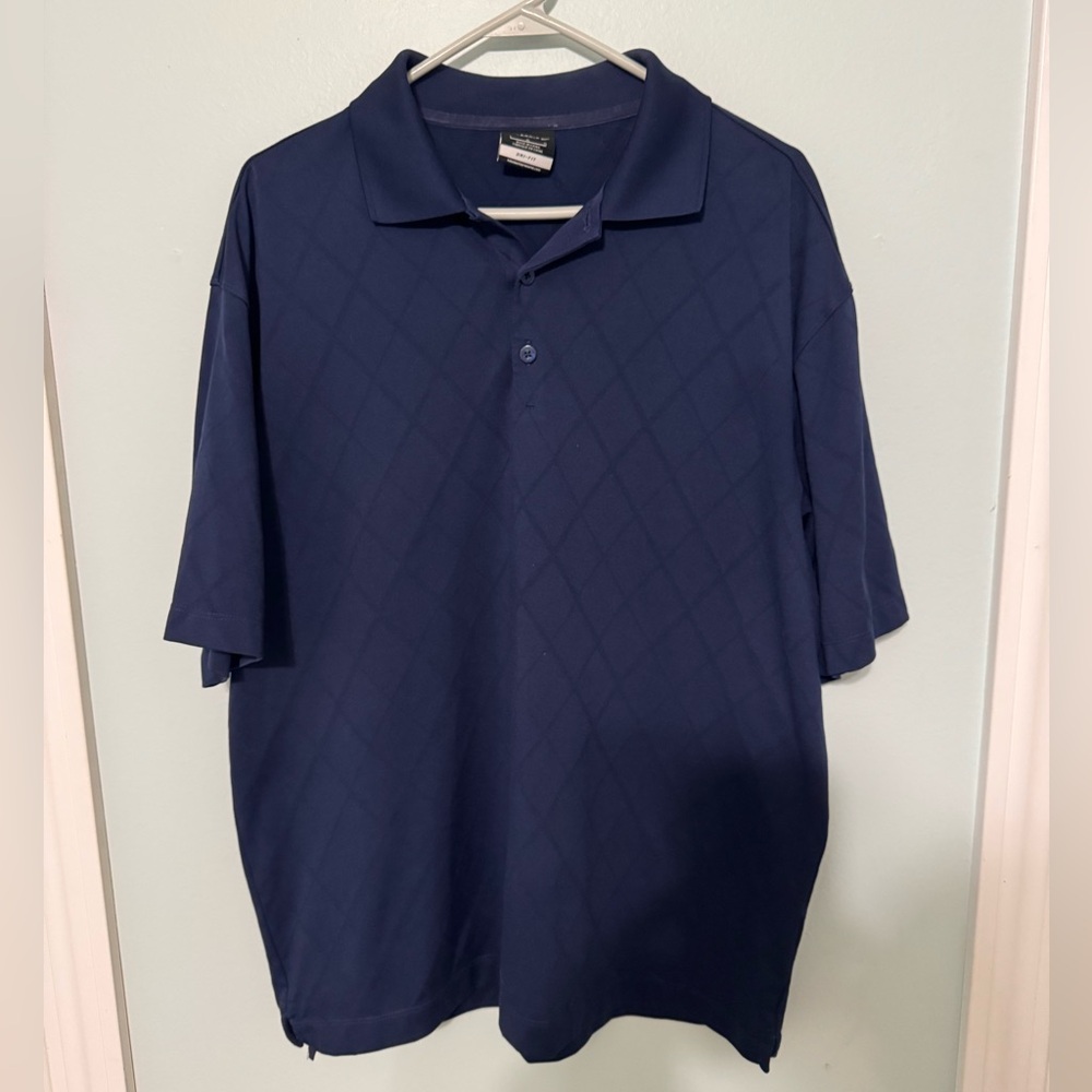 Nike Men's Navy Blue Polo Shirt